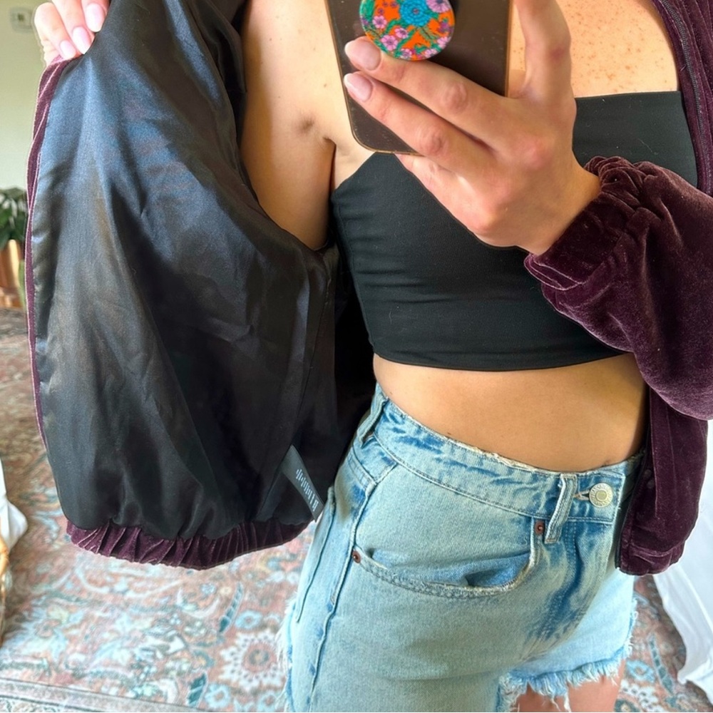 OBEY Sabre Velvet Bomber Jacket - Picture 12 of 12